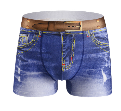 Men's Cotton Underwear - The Jeans Style (One Piece)