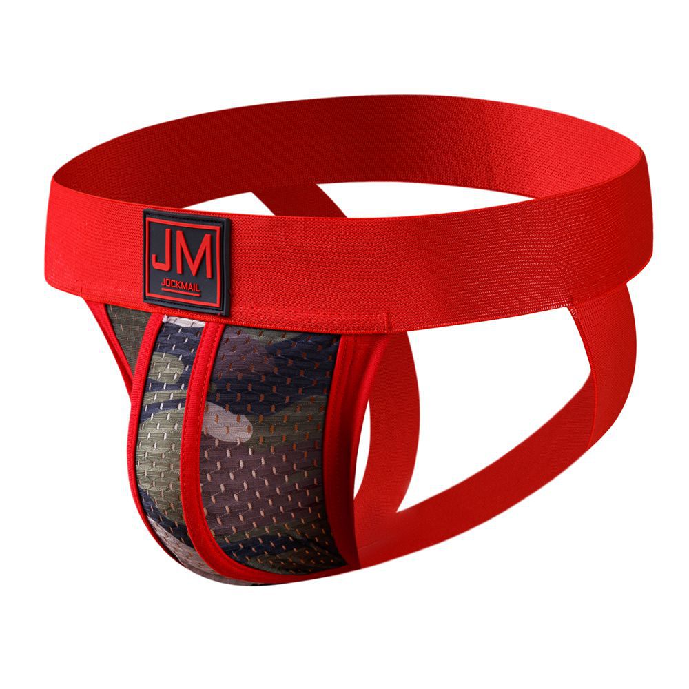 Men's Camouflage Mesh Bikini Underwear