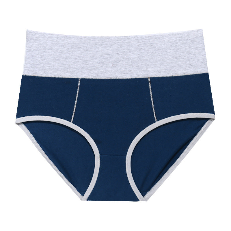 High Waisted Pure Cotton Women's Sports Underwear
