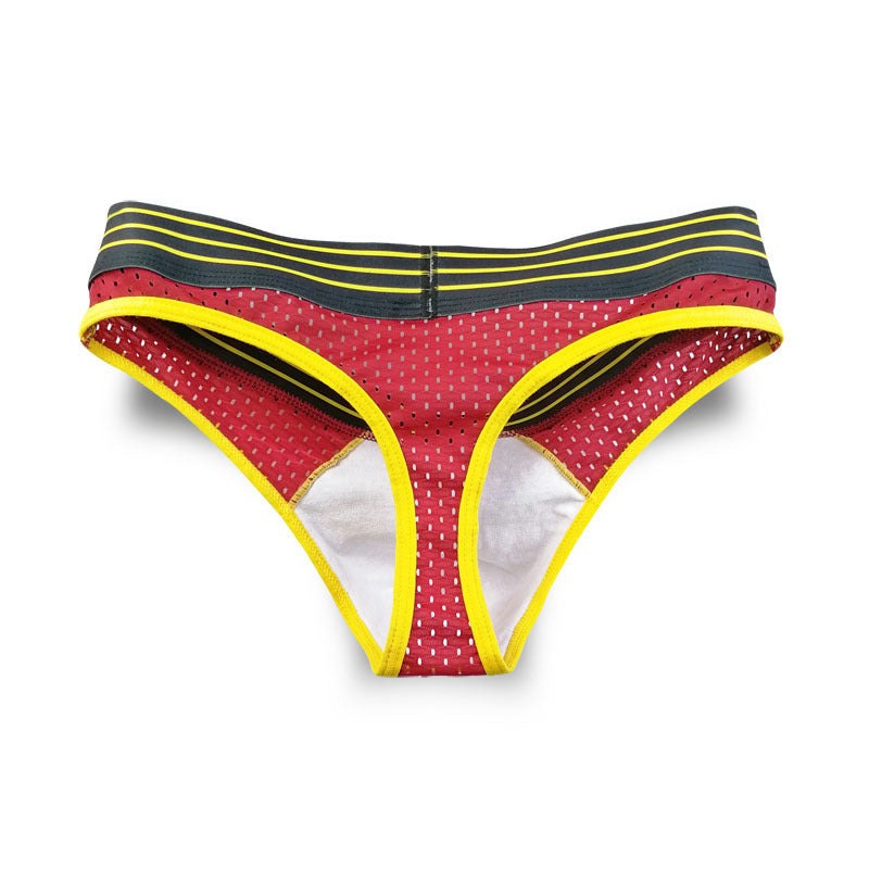 Men's Transparent Low Waist T-Back Underwear