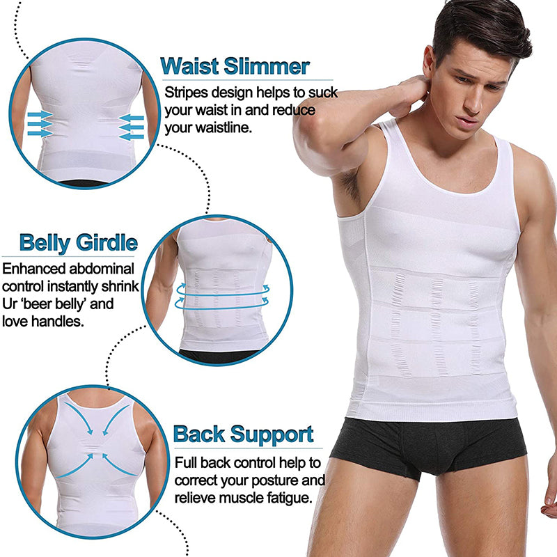Men's Summer Fitness Racerback Tank Top Bodysuit