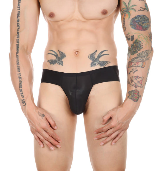 Men's Solid Color Ice Silk Breathable Underwear