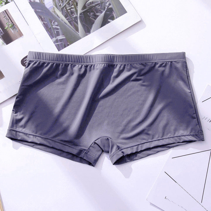 Men's Ice Silk Boxer Underwear - Breathable & Ultra-thin