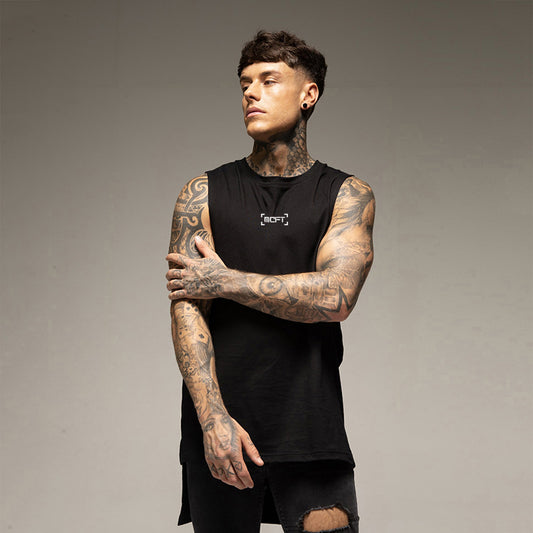 Cotton Hip Hop Bodybuilding Tank Tops for Men