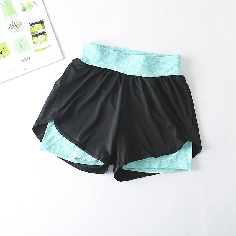 Short de sport taille haute à séchage rapide pour le sport