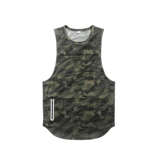 Men's Bodybuilding Sleeveless Workout Tank Top