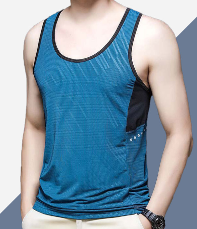 Slim Fit Dry-Fit Running Tank Top for Men (One Piece)