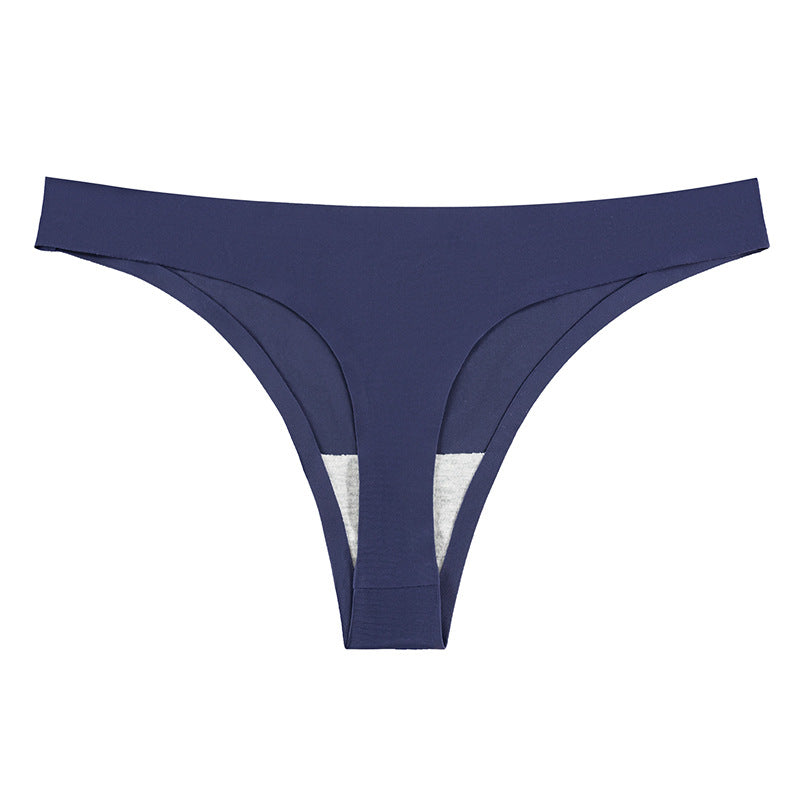 Seamless Ice Silk T-Back Women's Underwear (Summer)