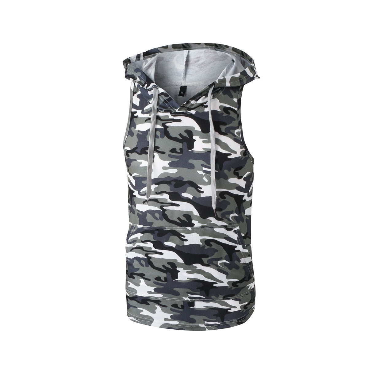 Men's Summer Sleeveless Hooded Tank Top (Youth Fit)