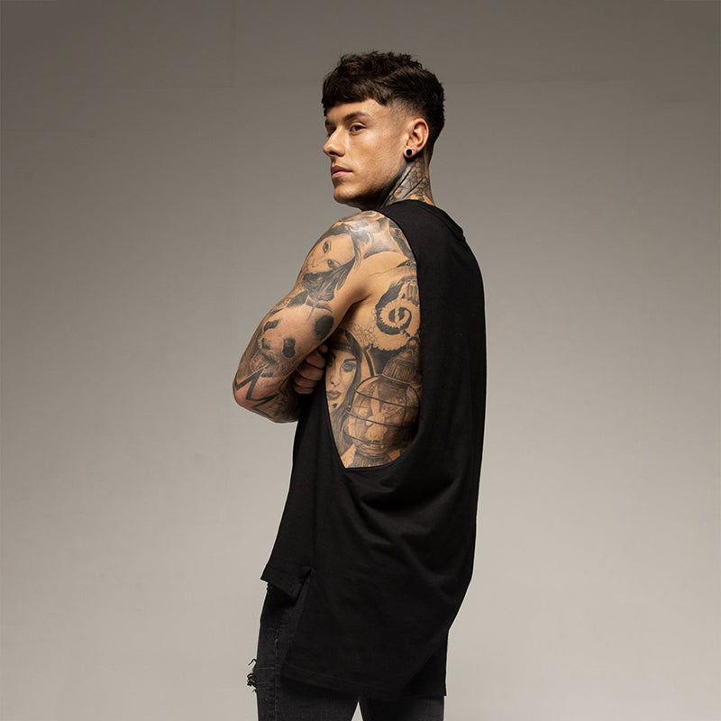 Cotton Hip Hop Bodybuilding Tank Tops for Men