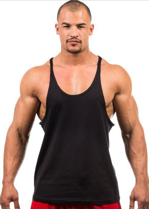 Men's Cotton Fitness Training Tank Top - No Print