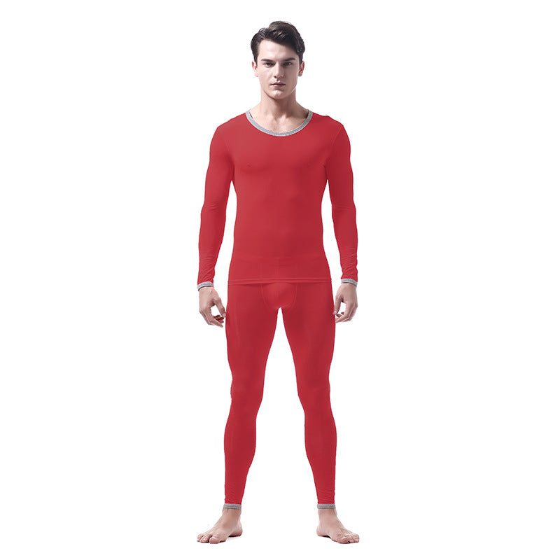 Men's Ice Silk Thermal Underwear Set