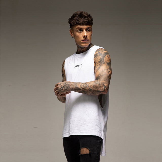 Cotton Hip Hop Bodybuilding Tank Tops for Men