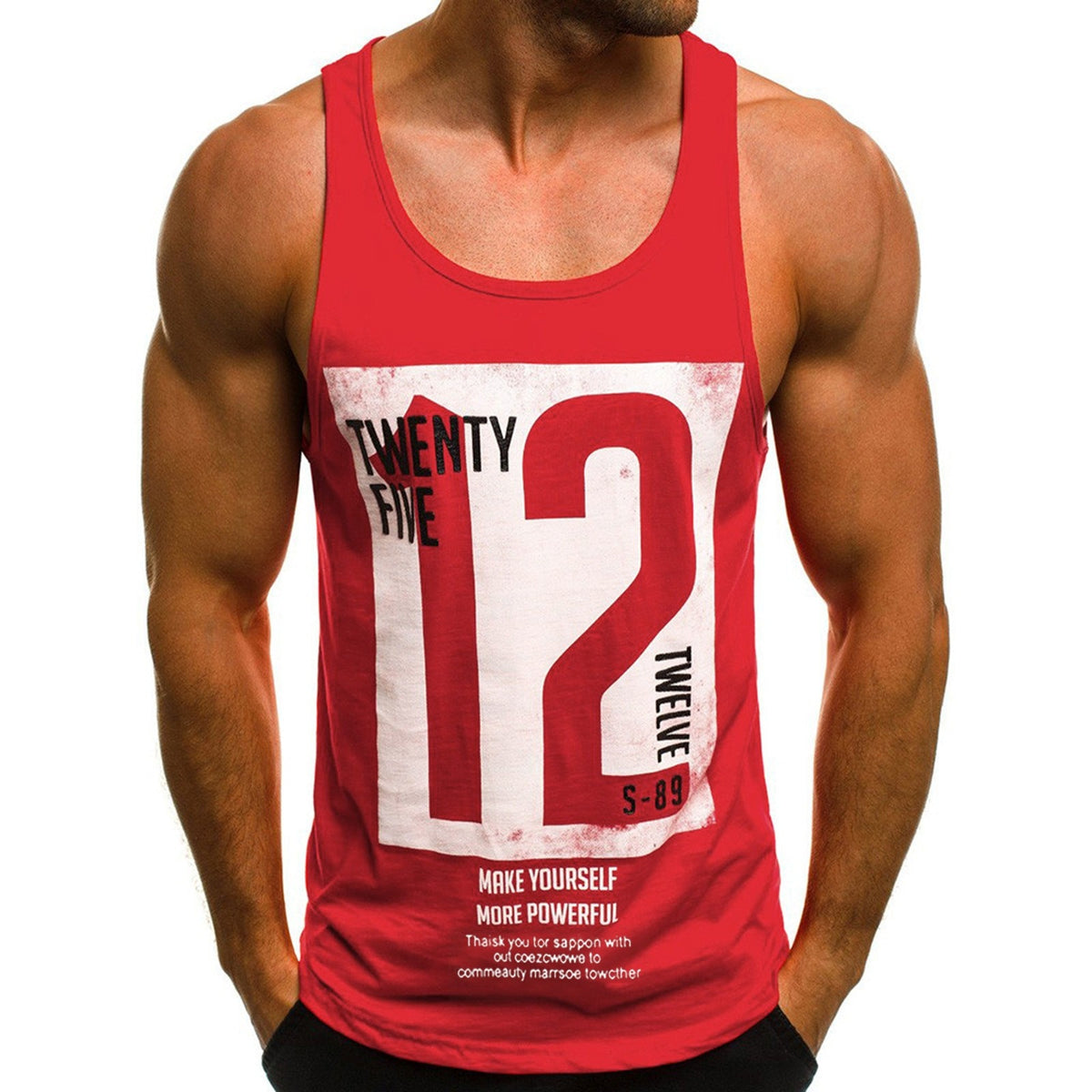 Men's Fashionable Breathable Polyester Training Tank Top