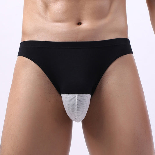 Men's Antibacterial Cotton Stretch Triangle Underwear (1PC)
