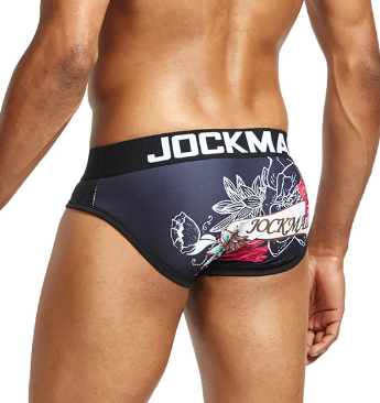 Men's Low Waist Nylon Briefs - Triangle Underwear