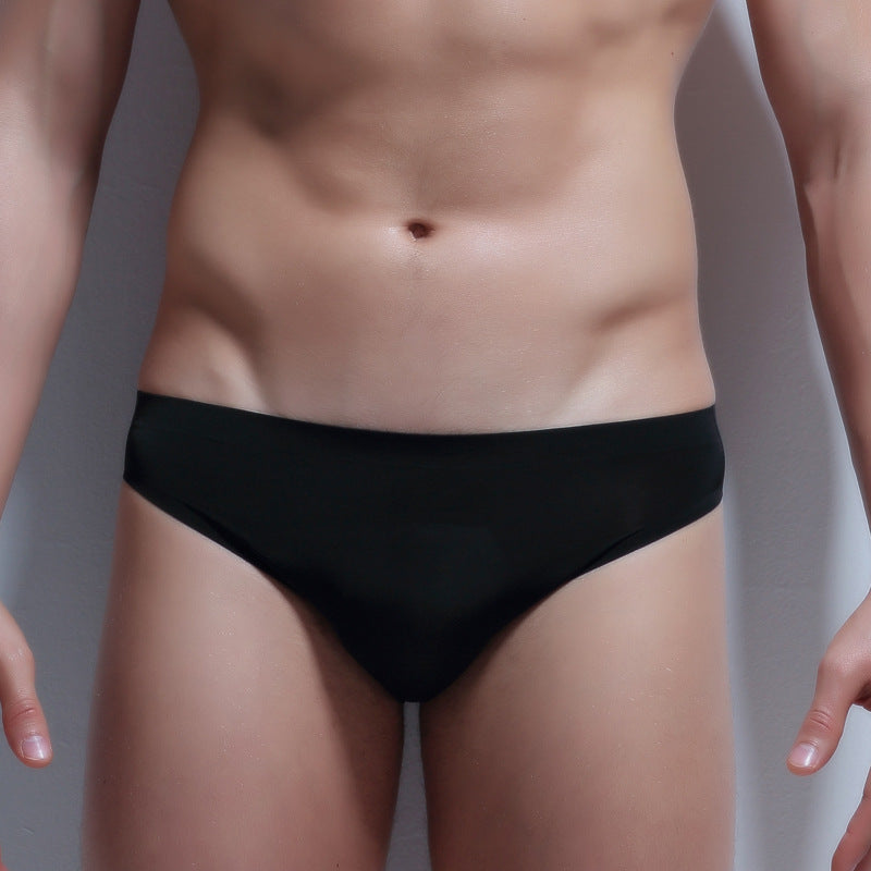 Bee Sha Traceless Sheer Ice Silk Men's Underwear