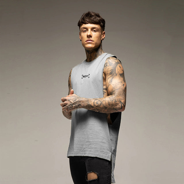 Cotton Hip Hop Bodybuilding Tank Tops for Men