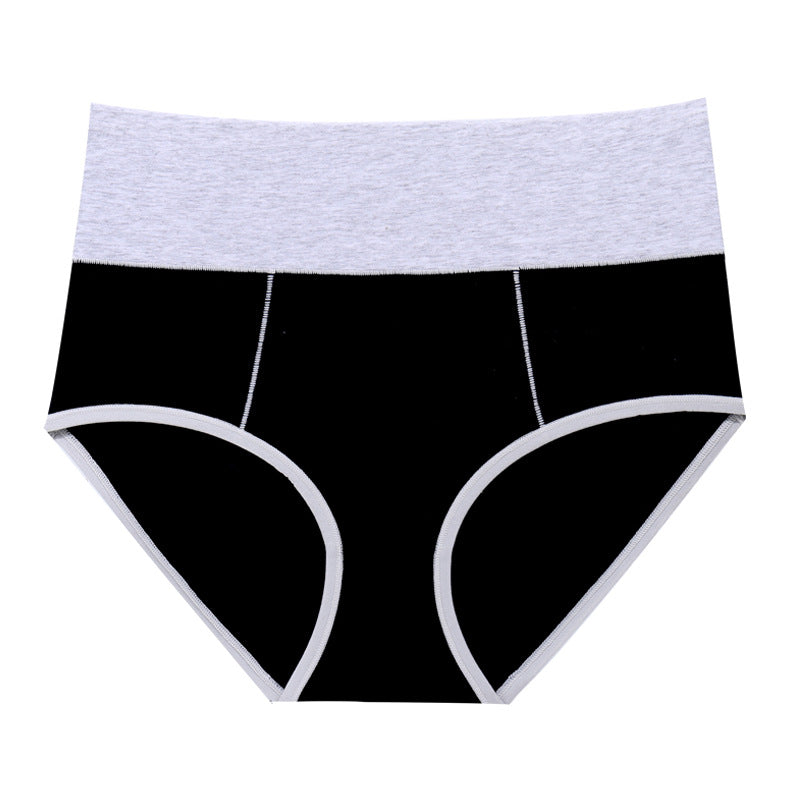 High Waisted Pure Cotton Women's Sports Underwear
