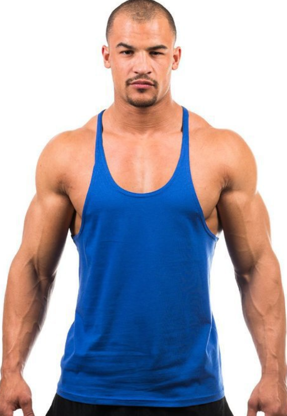 Men's Cotton Fitness Training Tank Top - No Print