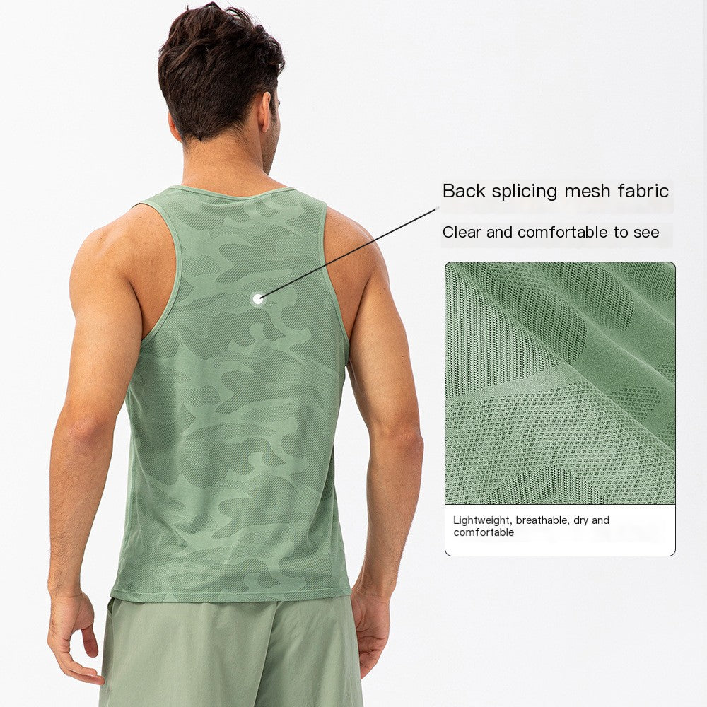 Men's Breathable Loose Tank Top for Outdoor Training