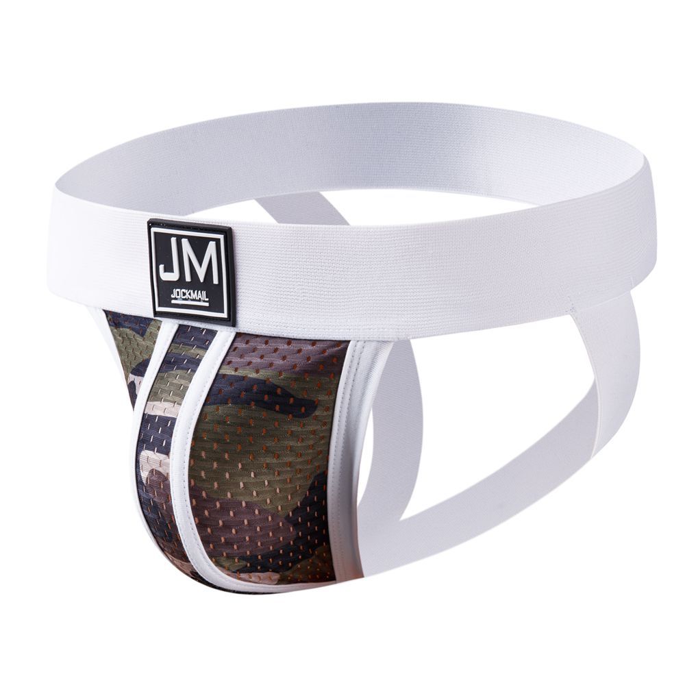 Men's Camouflage Mesh Bikini Underwear