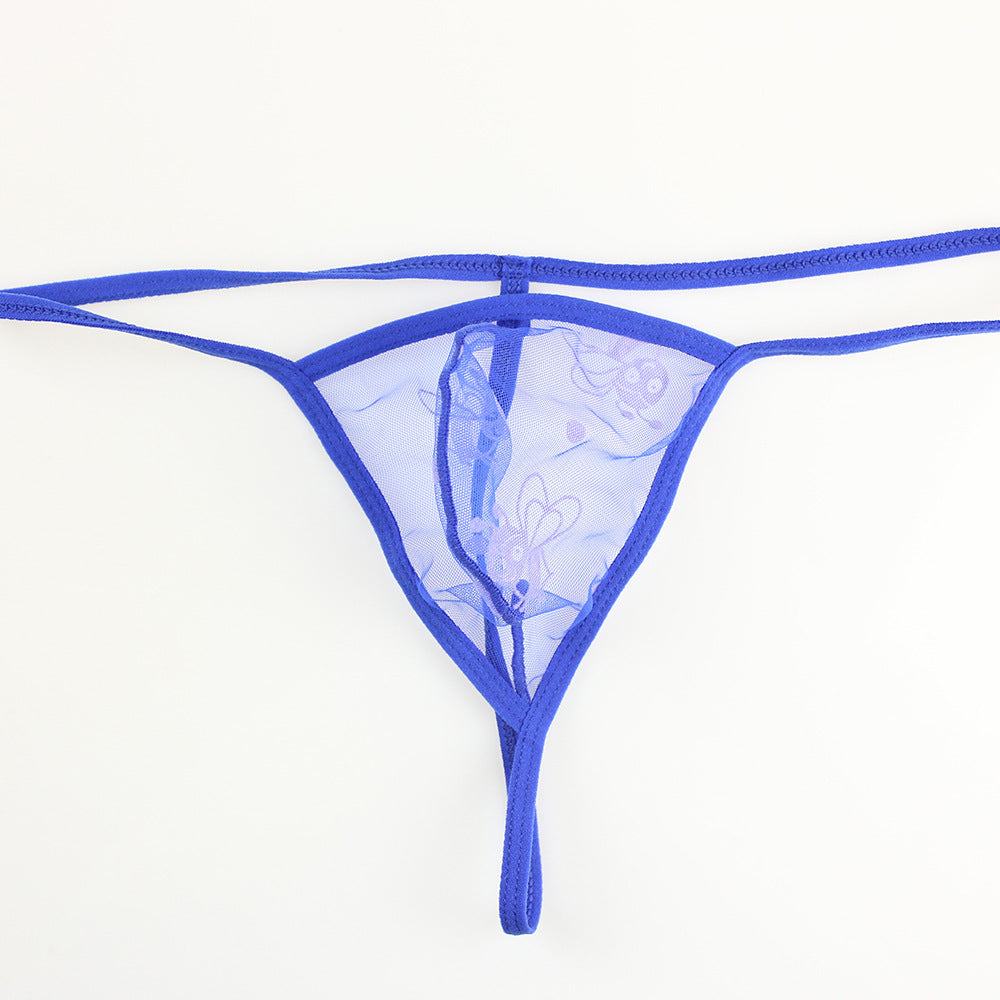 Transparent Men's T-Back Underwear - Alternative Style