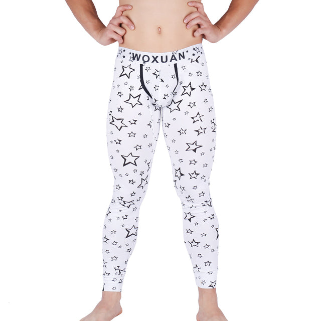 Warm Sexy Long Men's Underwear Cotton Pajama Pants