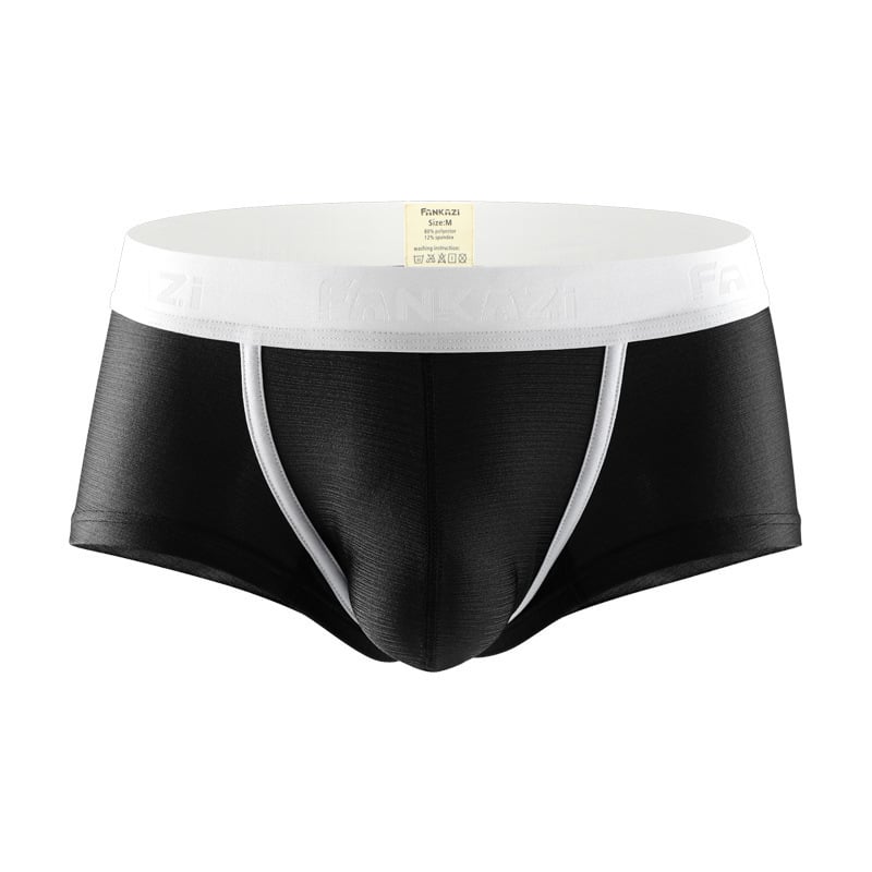 Breathable Thin Men's Napped Nylon Underwear