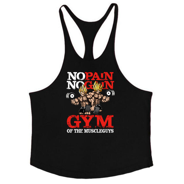 Men's Pure Cotton Fitness Running Tank Top