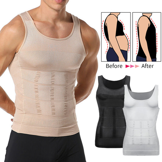 Men's Summer Fitness Racerback Tank Top Bodysuit