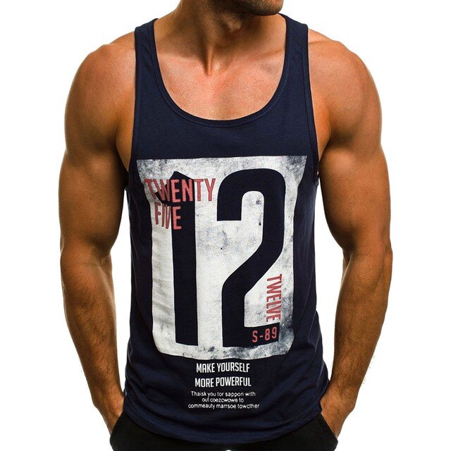 Men's Fashionable Breathable Polyester Training Tank Top