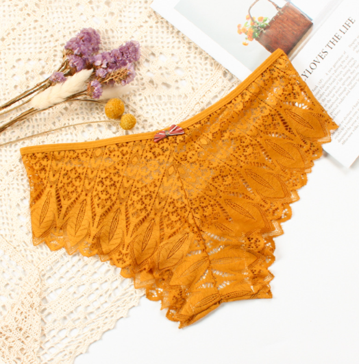 Lace Bow Knot Crossover Women's Underwear