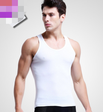 Men's Cotton Sleeveless Workout Tank Top (Stretch Fit)