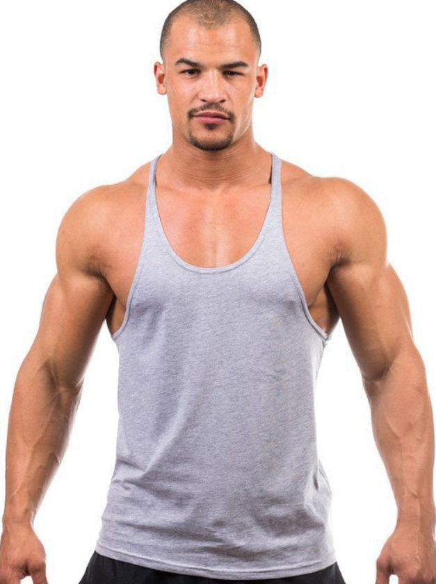 Men's Cotton Fitness Training Tank Top - No Print