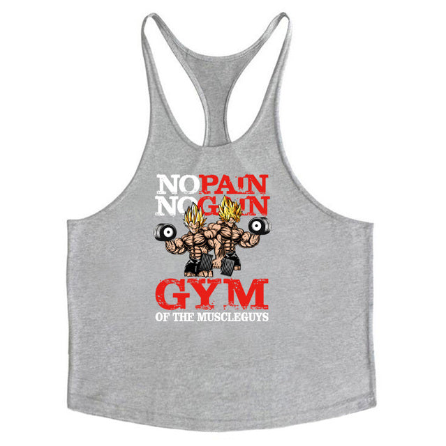 Men's Pure Cotton Fitness Running Tank Top