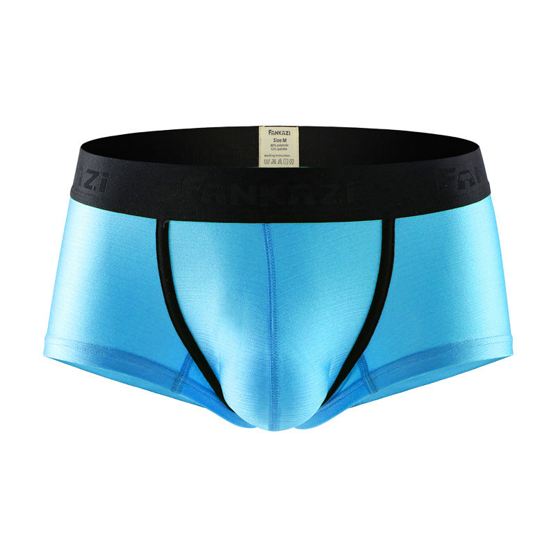 Breathable Thin Men's Napped Nylon Underwear
