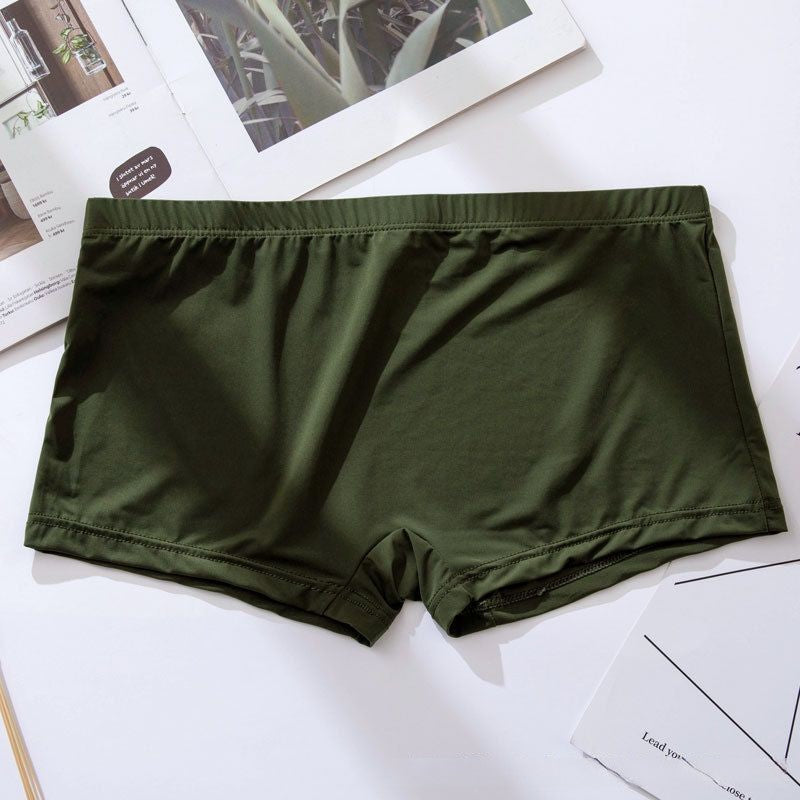 Men's Ice Silk Boxer Underwear - Breathable & Ultra-thin