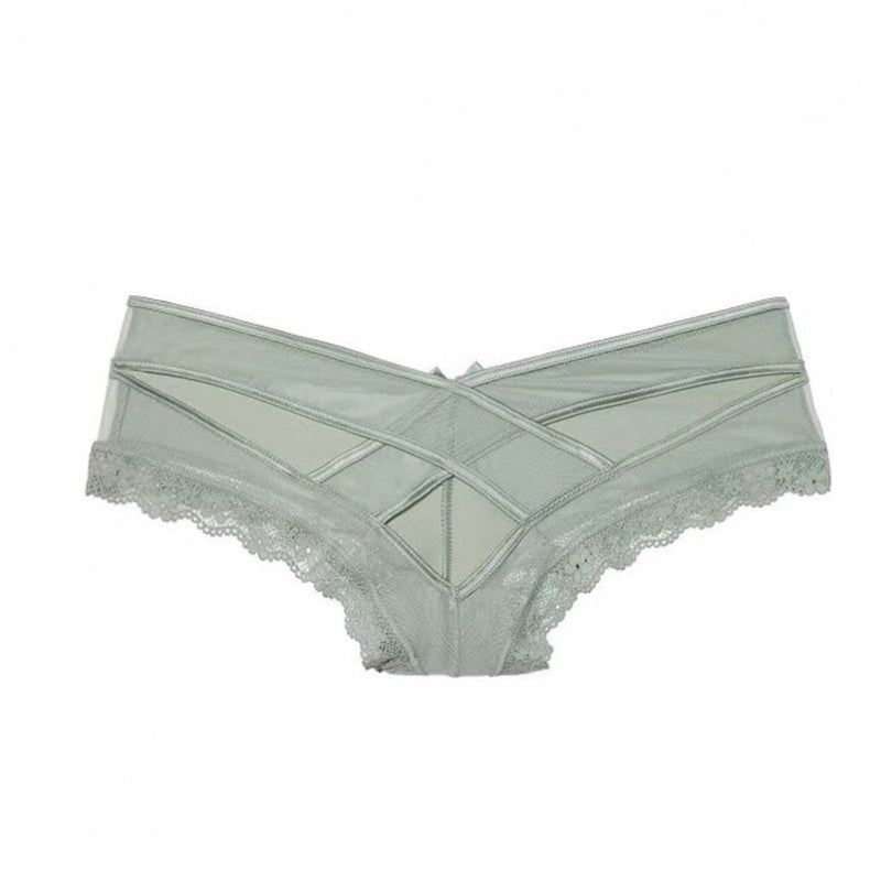 Transparent Lace Low Waist Women's Thong Underwear