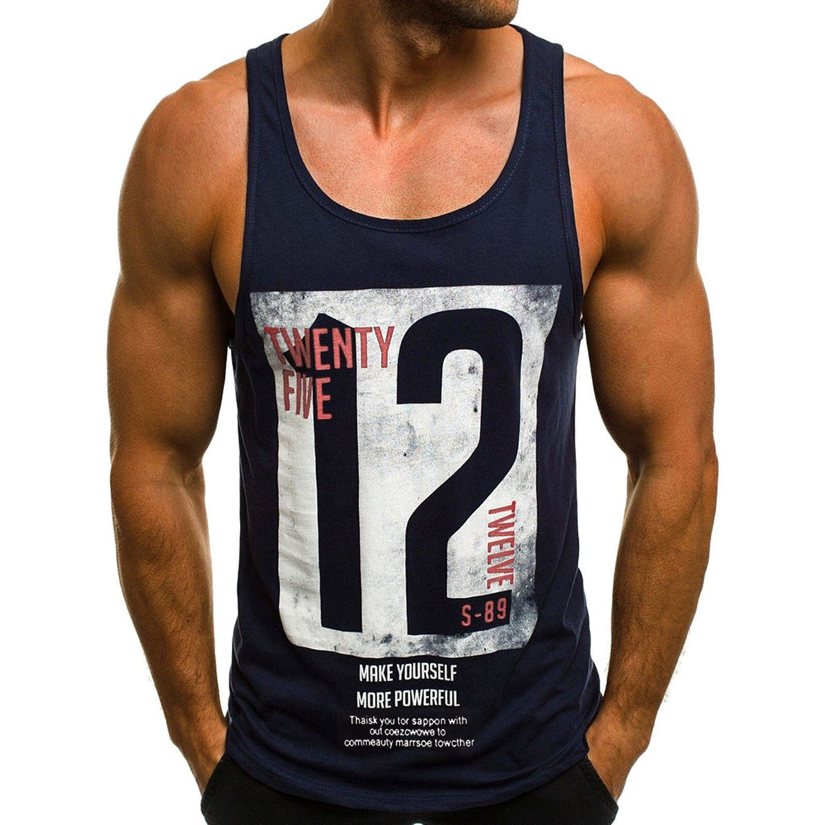 Men's Fashionable Breathable Polyester Training Tank Top