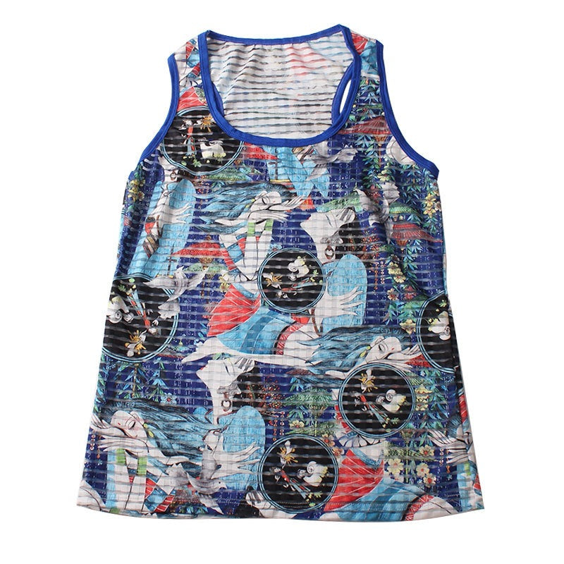 Fashion Men's Printed Tank Top