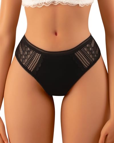 Banamic Women's Underwear Lace Sexy Breathable Panties