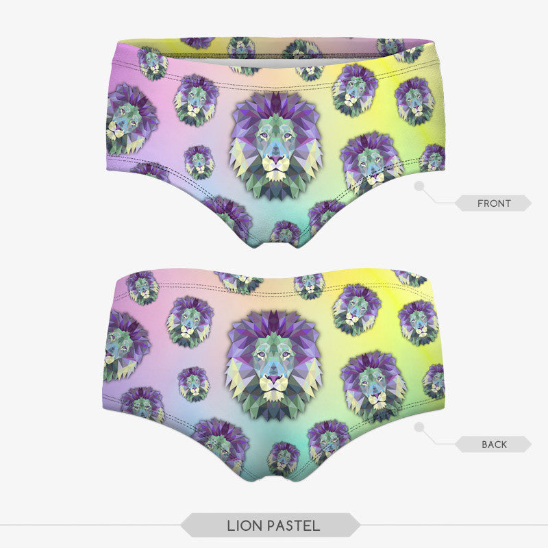 Women's 3D Printed Polyester Underwear
