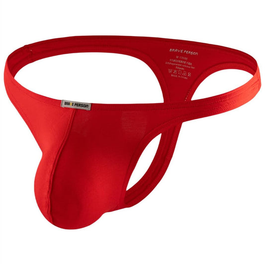 DKEGIFF Men's Thong Underwear Men's G-Strings & Thongs Underwear Stretch Comfort Men's Thong G-String Underwear Male Thong Red