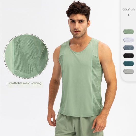 Men's Breathable Loose Tank Top for Outdoor Training