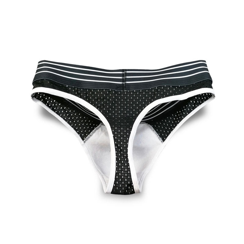 Men's Transparent Low Waist T-Back Underwear