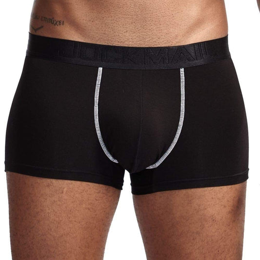 JOCKMAIL Men's Underwear Boxer Shorts Modal Men's Underwear Health Care Trunks Boxer Briefs Black