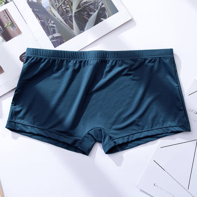 Men's Ice Silk Boxer Underwear - Breathable & Ultra-thin