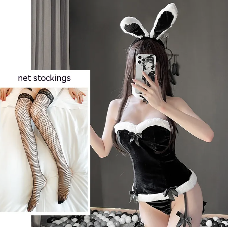 Ensemble de lingerie lapin pour femme