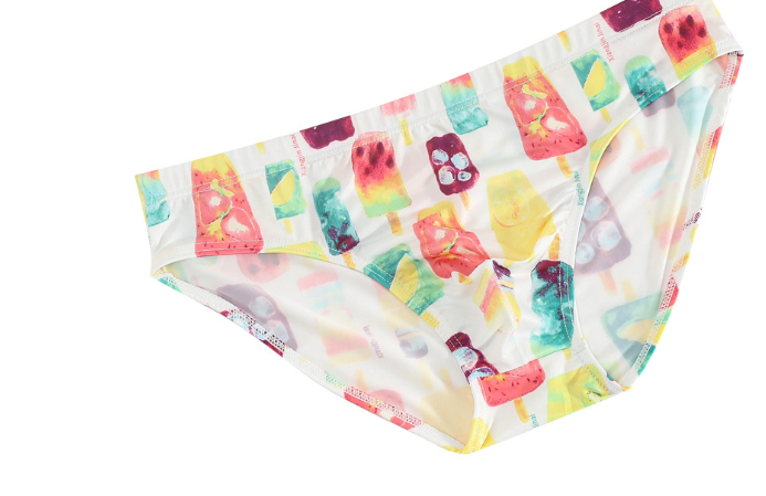 Men's Ice Silk Patterned Underwear
